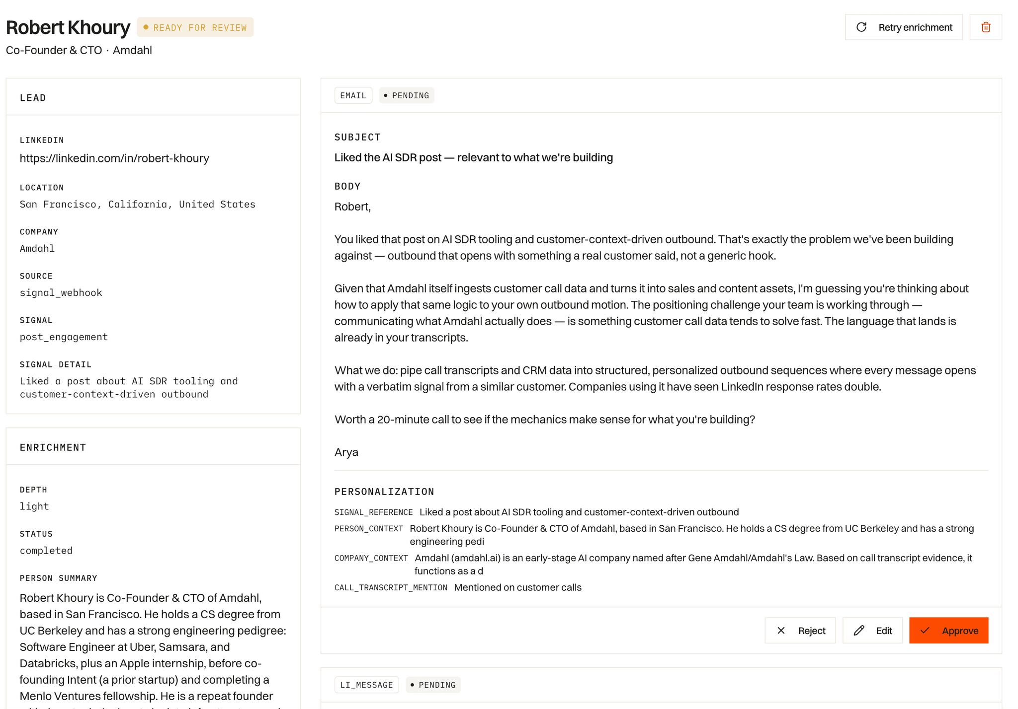 Amdahl context layer — one governed context shared across any agent